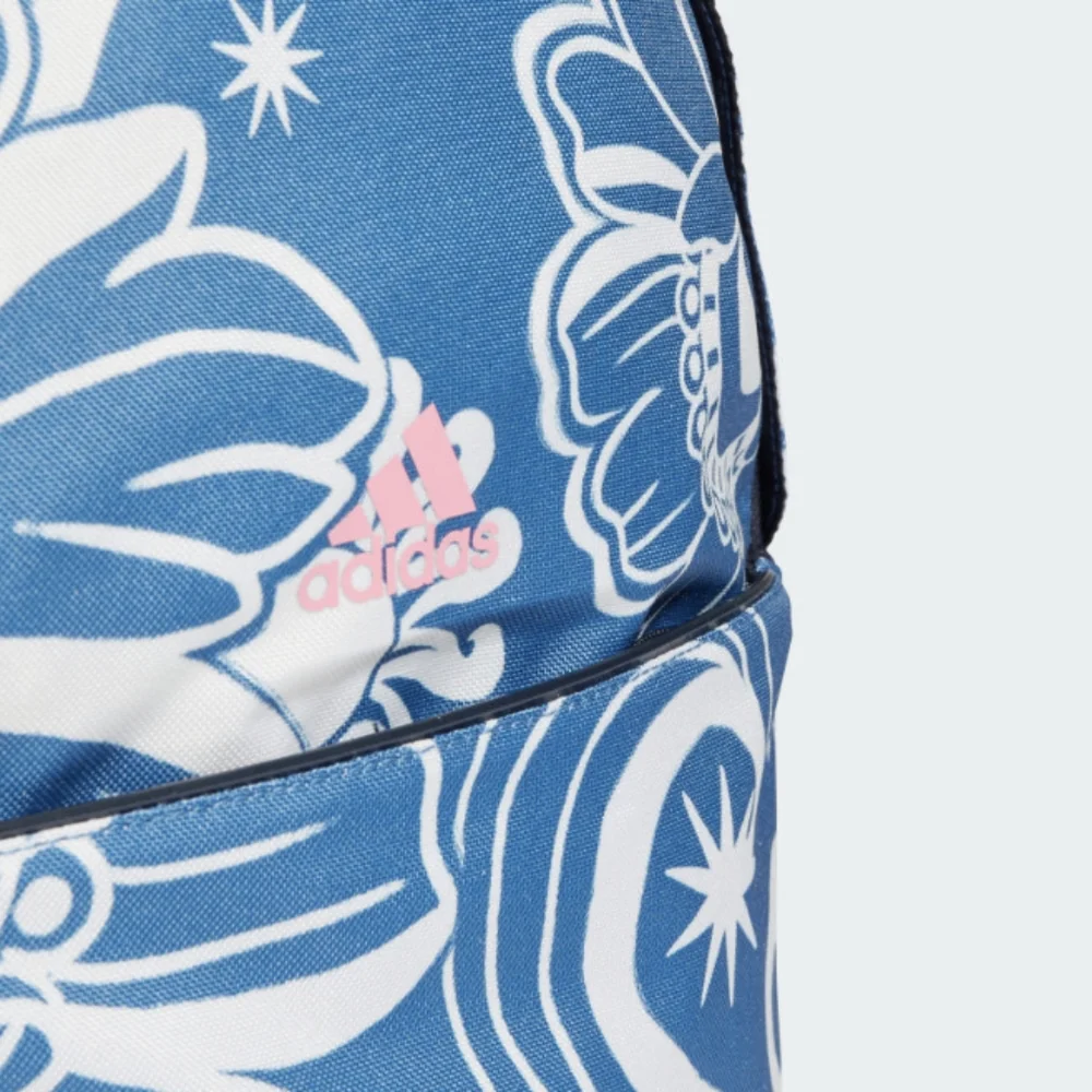 NWT FARM Rio Backpack Adidas Collaboration Botanical Print Blue And White